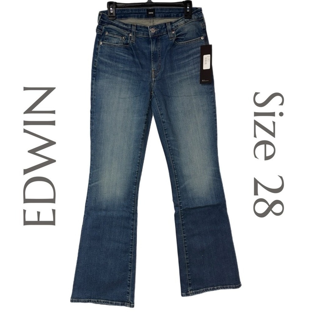 EDWIN - Lark Flashback Flare Jeans Japanese Denim - Vintage‑Inspired - Size 27